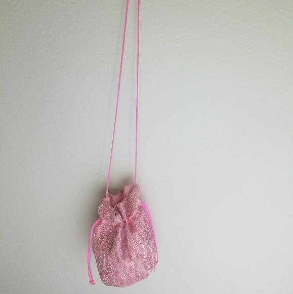 Handmade beaded drawstring bag - Picture 4 of 4